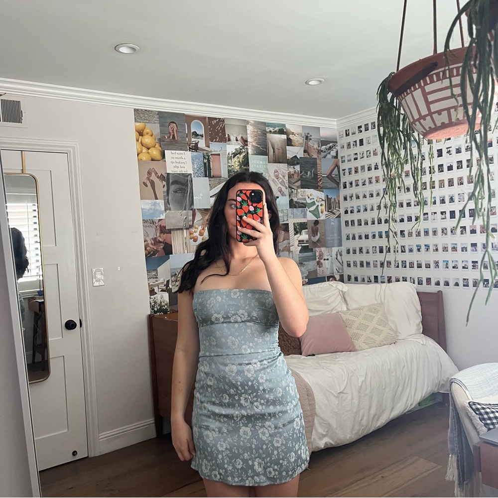 Princess Polly Blue Floral Dress